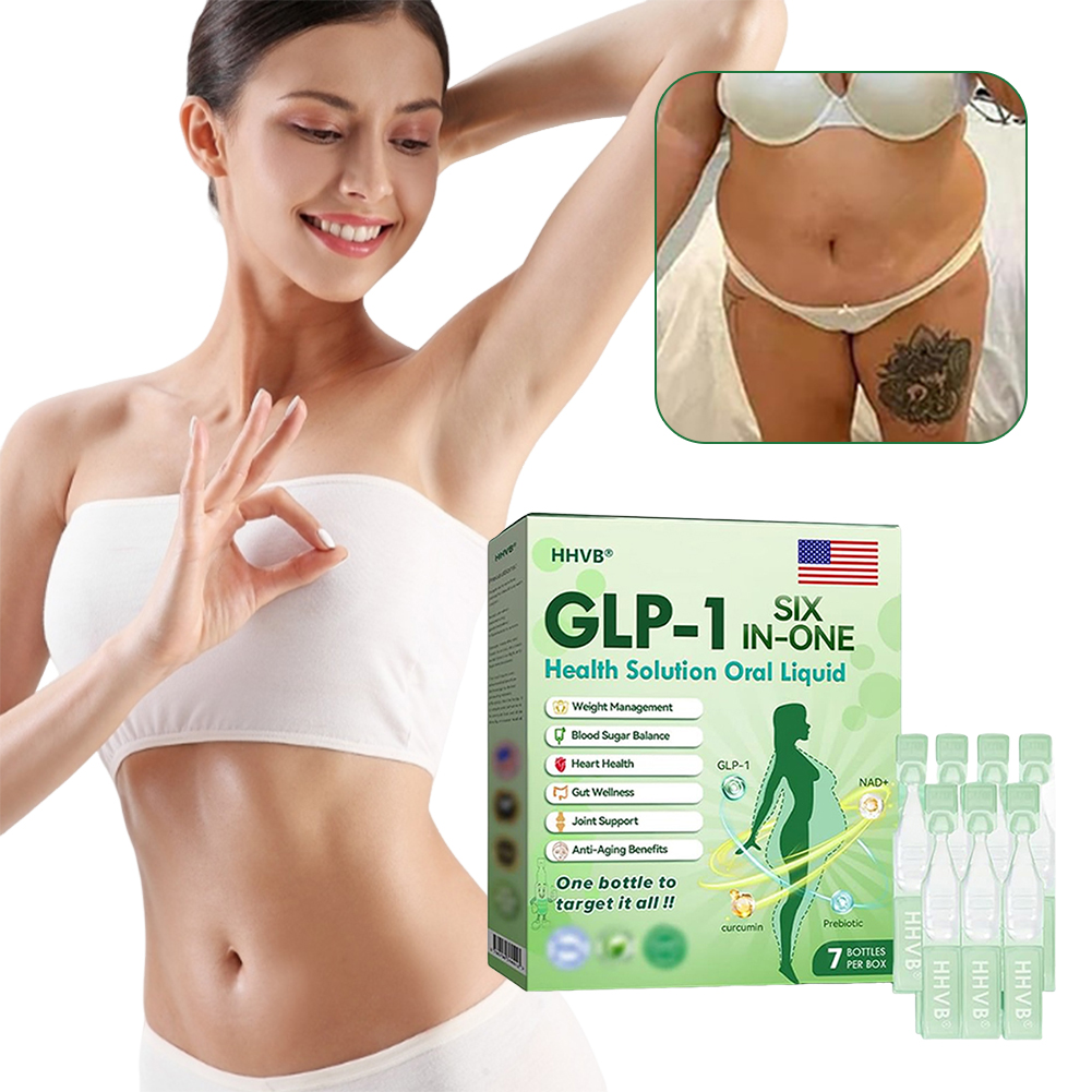 Herbal Weight - Glp-1 Six-en-un : Gouttes orales amincissantes,