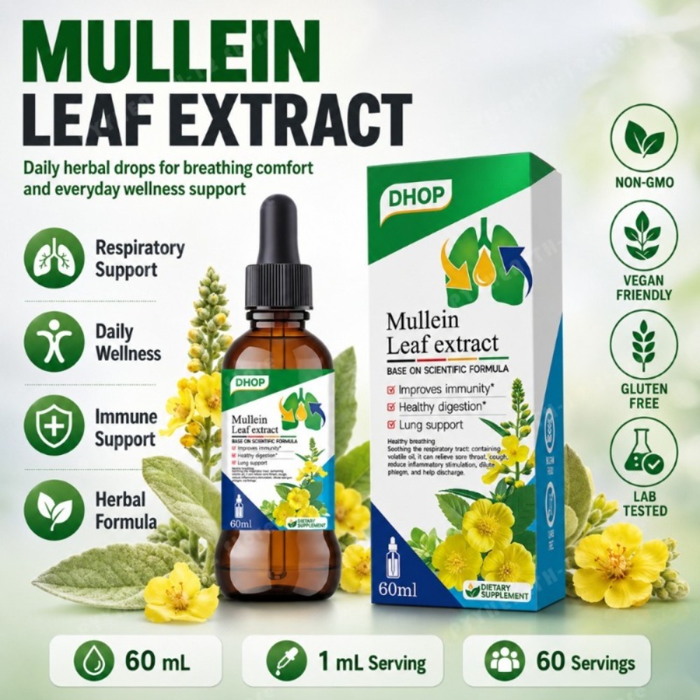 Herbal Wellness Liquid - Extrait de feuille de molène en