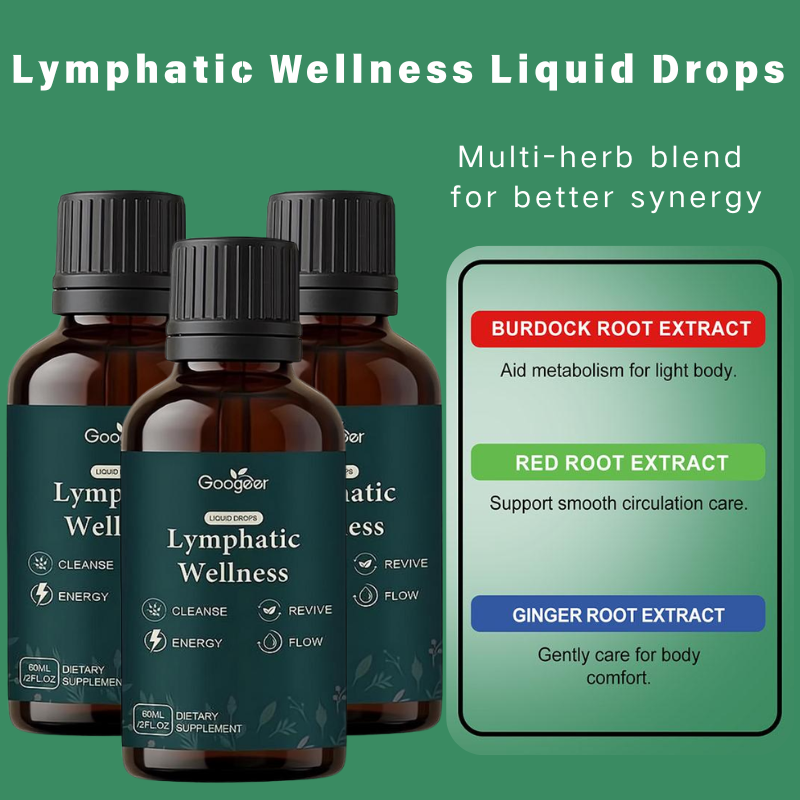 Herbal Wellness Liquid - Gouttes liquides de soutien lymphatique 60