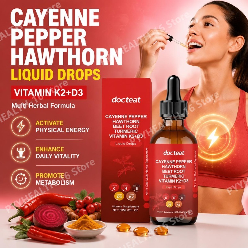 Herbal Wellness Liquid - Docteat Vitamine K2+D3 Gouttes Liquides avec