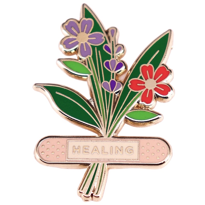 1 pièce Épinglette en émail à  - Herbal Wellness Healthcare avis et prix