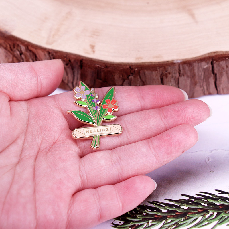 1 pièce Épinglette en émail à  - Herbal Wellness Healthcare avis et prix