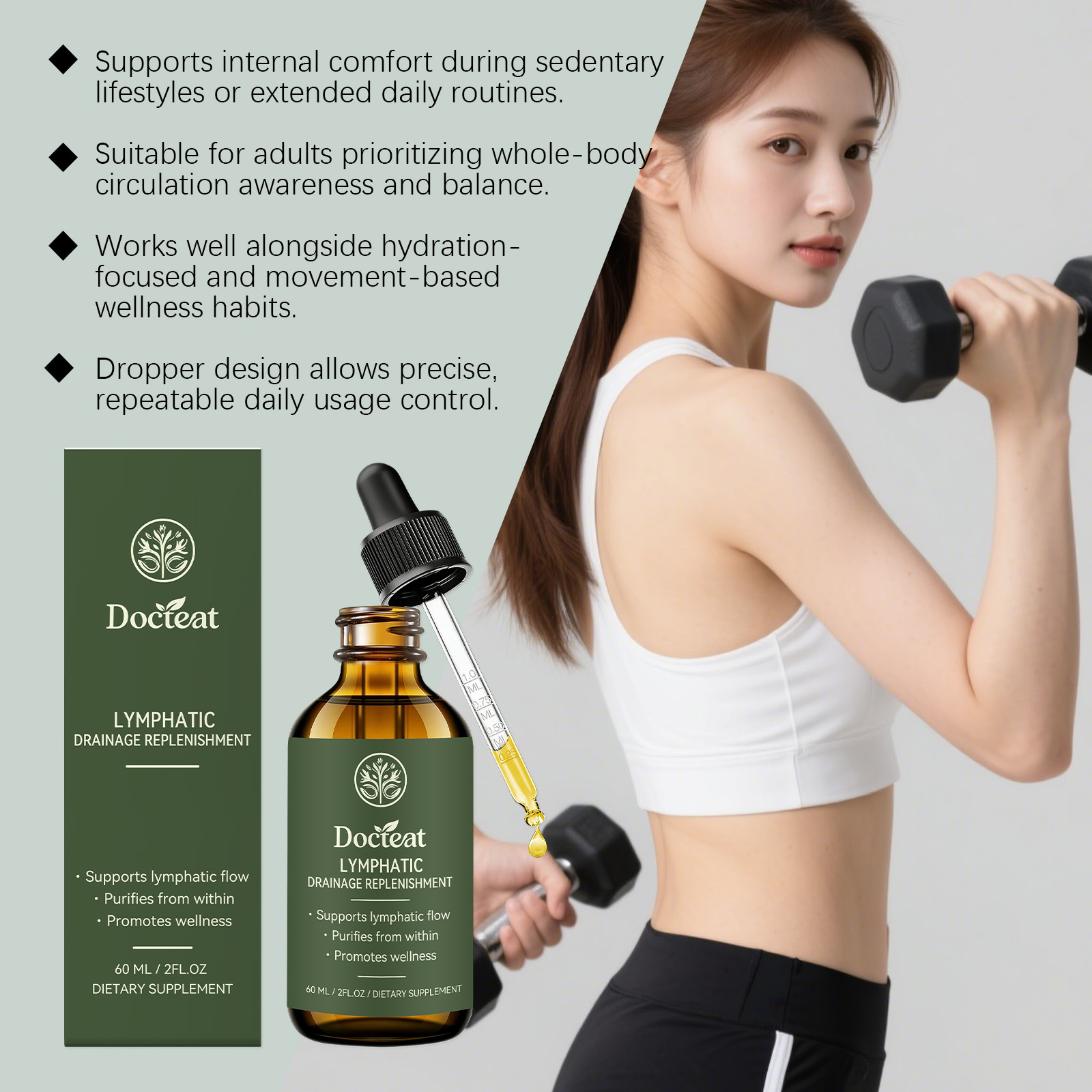 Gouttes de drainage lymphatiqu - Herbal Weight avis et prix