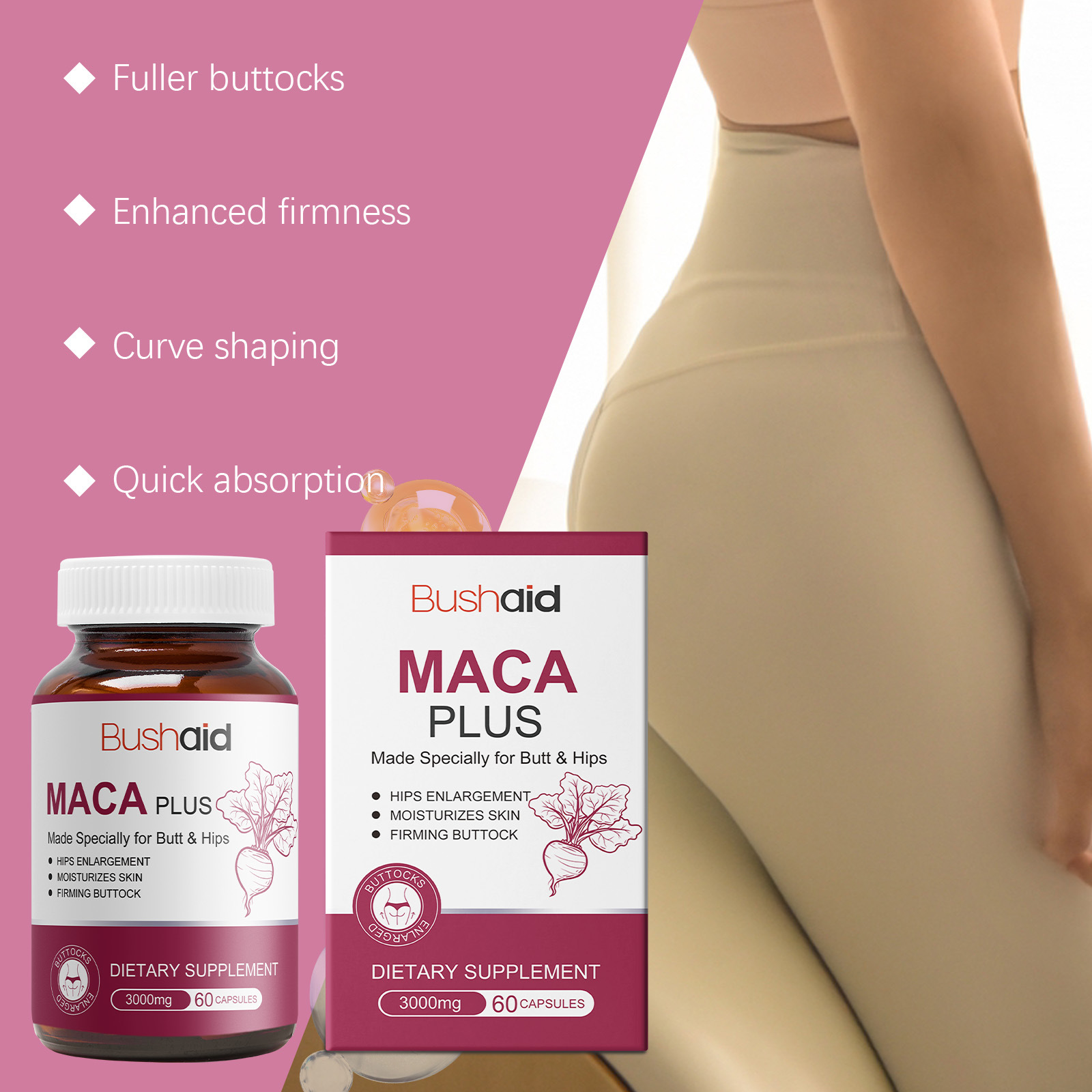 Capsules d'extrait de racine d - Herbal Weight avis et prix