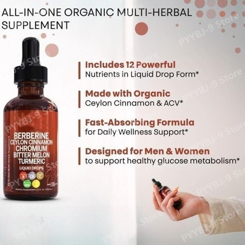 Gouttes liquides de berbérine, - Herbal Wellness Liquid avis et prix